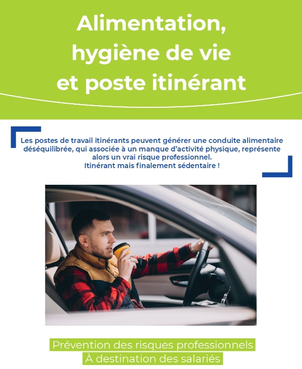 Alimentation, hygiène de vie et poste itinérant 